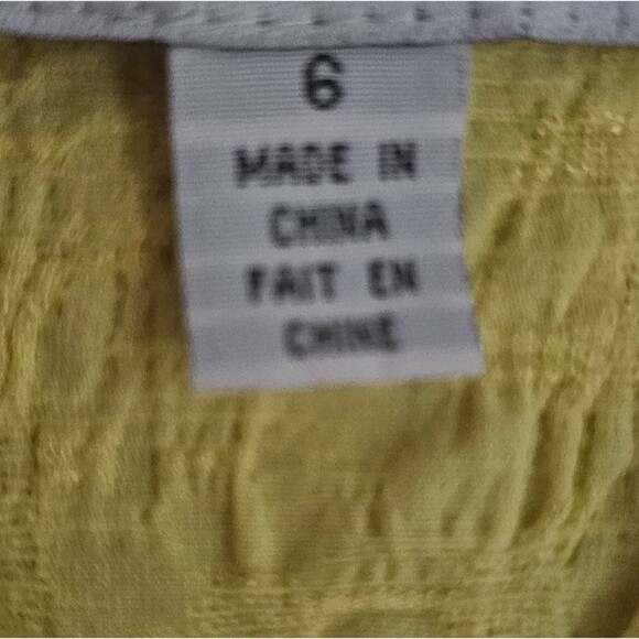 Lana Lee Vintage Yellow Textured Jacket Women’s 6 Grommet Button Front Rare Find - Picture 8 of 16